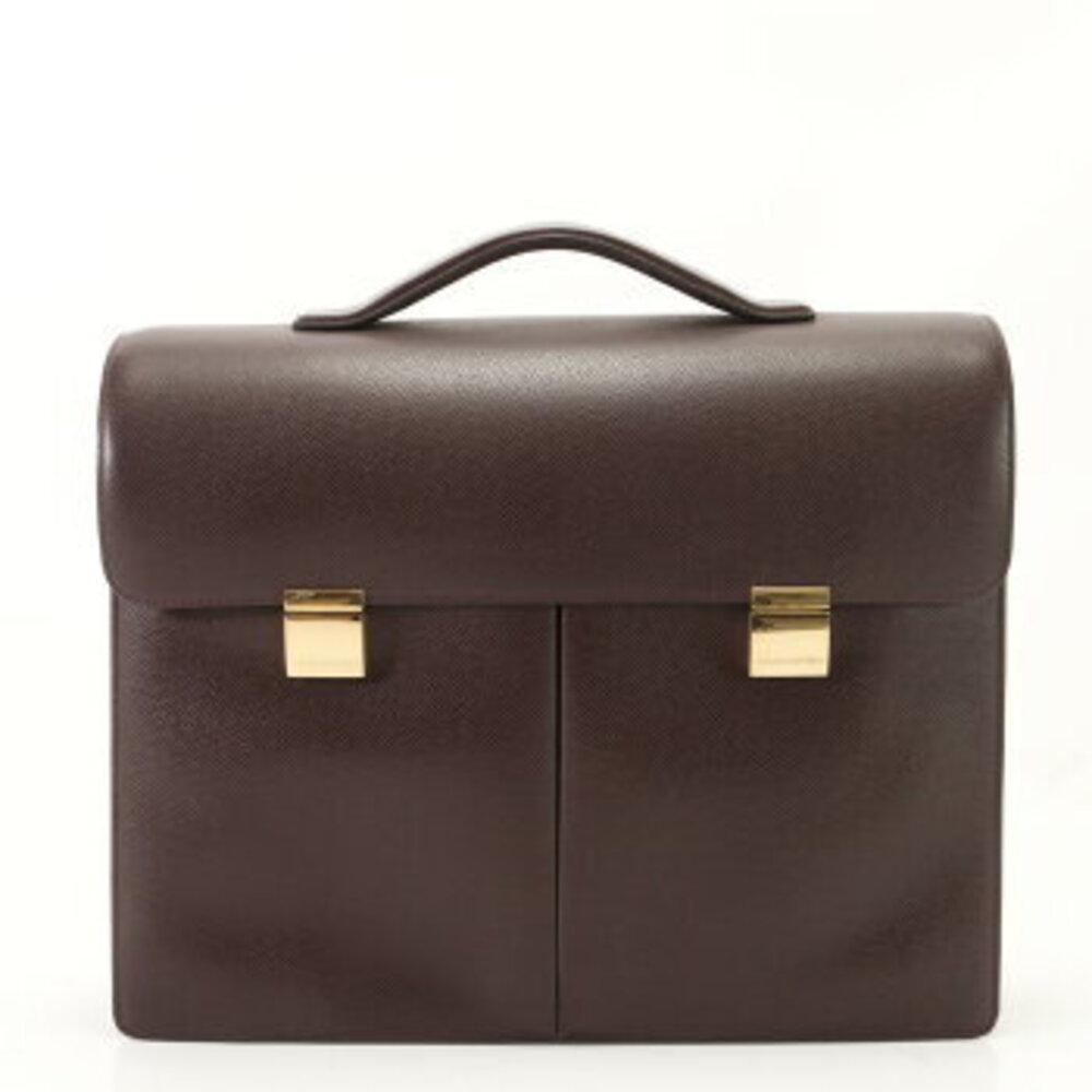 Louis Vuitton Taiga Serviette Kazan Leather Business Bag Briefcase